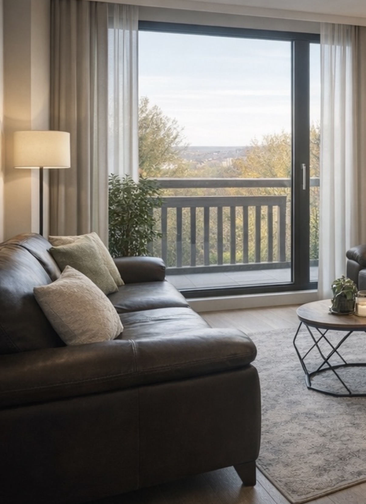 Clinic balcony and surrounding view